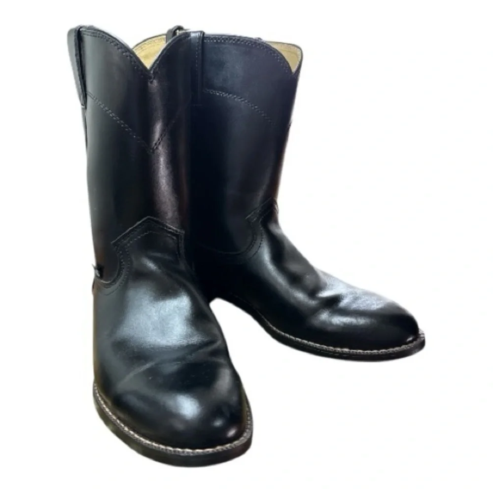 Justin Men's J-Flex Black Boots 11.5  Excellent Condition